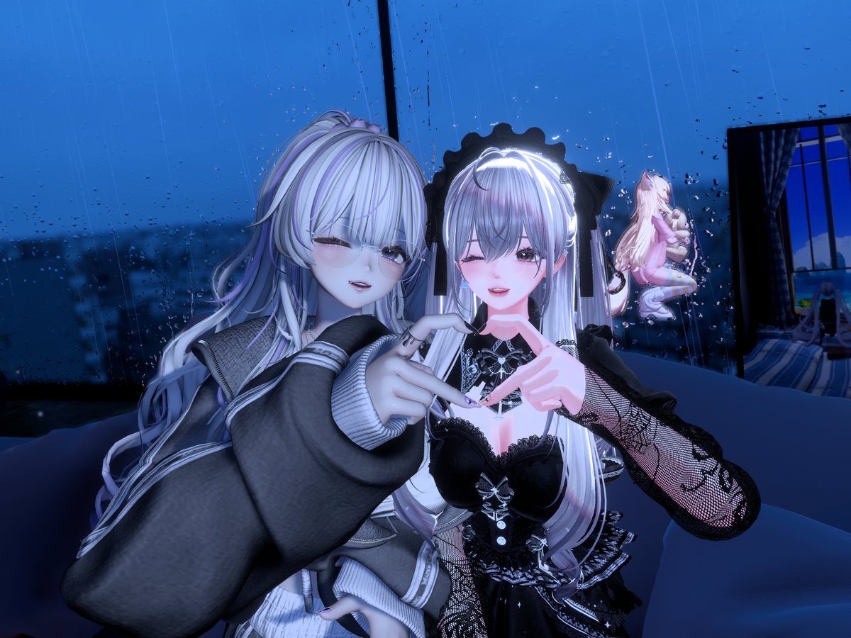 meitea_vrc's tweet photo. 初めてメイン海咲ちゃん＆ぜゔくんのフレンドができたー！！ https://t.co/rCMsPZLBGj