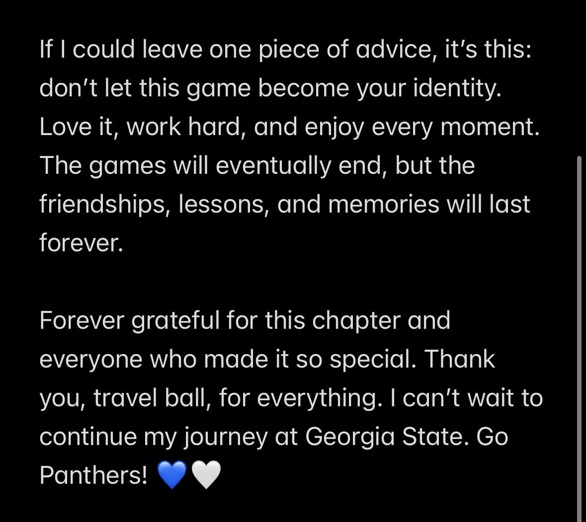 AvaVoris's tweet photo. Couldnt have asked for a better ending! 💍✨Thank you travel ball for everything. https://t.co/l58fVsrCHZ