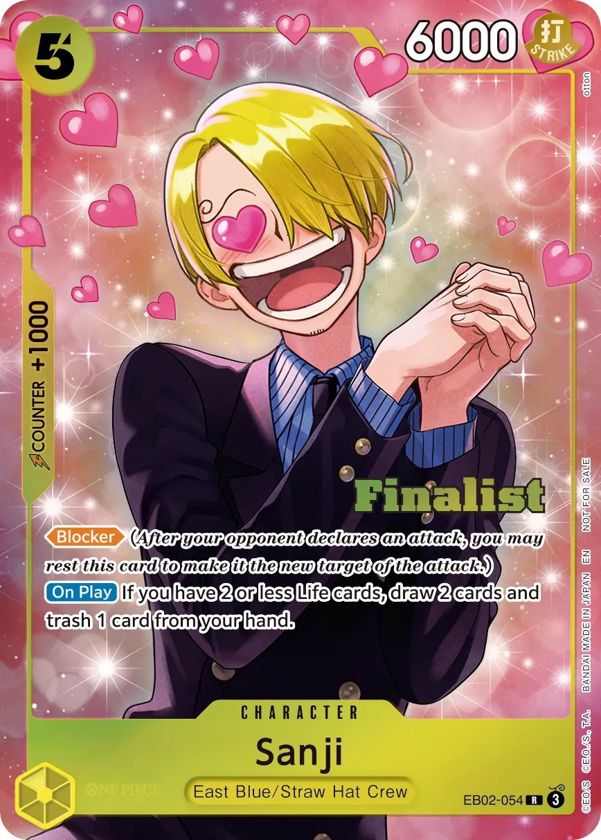 k*y様 【希少】sanji finalist championship 英語版 One Piece Merch News on X: 
