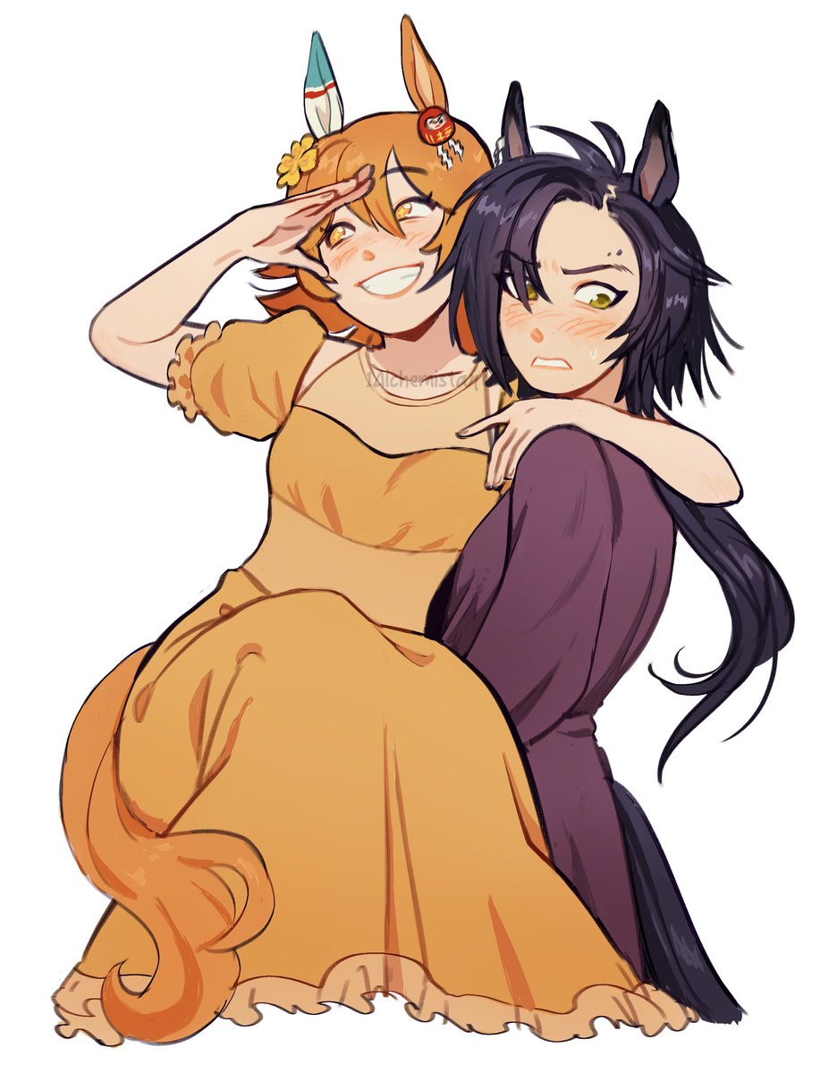 JackgumJack's tweet photo. Wonderful comm made by the very talented @/1Alchemistart!
#umamusume #fukushaka https://t.co/RuKGFyp9Bw