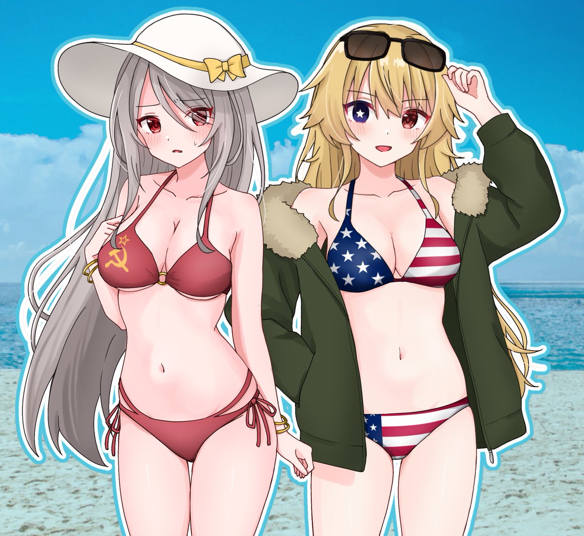 saso1536's tweet photo. 夏の米ソ🇺🇸☭ https://t.co/1AmhSiQoHv