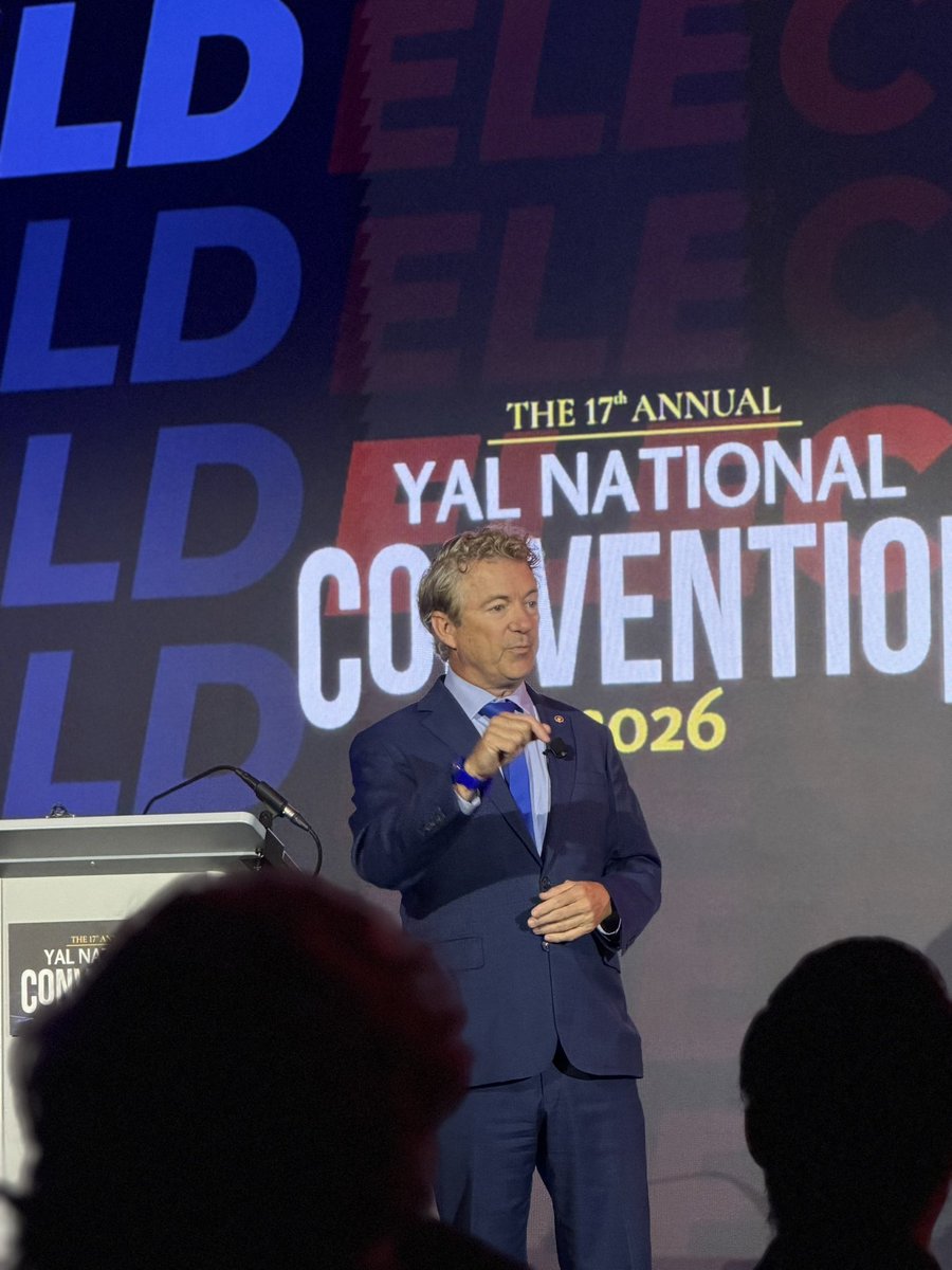 RandPaul's tweet photo. Great night at YALCON last night with @YALiberty ! https://t.co/vKnp5heWTS