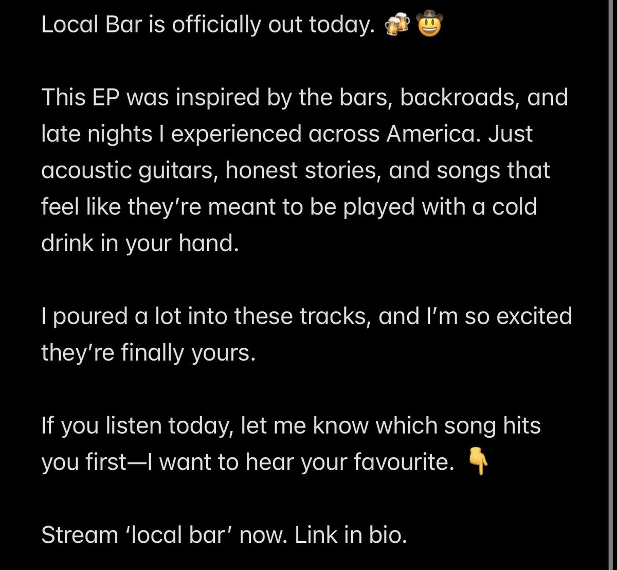 AshTustain's tweet photo. #LocalBar #NewMusic #CountryMusic #AcousticCountry #Americana https://t.co/l78osNIYDI