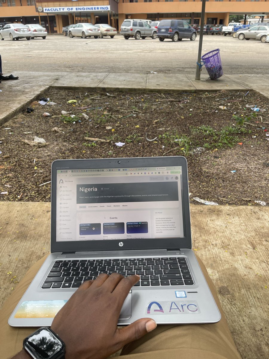 TheCharterr's tweet photo. ARC IN UNIVERSITY OF BENIN!🔥🔥

I just got back from the University of Benin(UNIBEN) where I went to talk to some students about @arc and @circle. 

Very few people are aware of Arc and what we’re building in Benin city and Edo state in general, so as one of the architects representing Benin City, I see it as my responsibility to make sure as many as possible know about Arc and catch the vision. 
UNIBEN is home to a lot of smart builders and developers who are yet to know about the opportunities that exist on Arc so there’s work to be done. 

A lot of departments already started their exams so it wasn’t exactly the best experience but I did connect and even met some Crypto OGs who of course got interested in @arc after I explained some problems @circle is solving through USDC. 

Stay tuned…