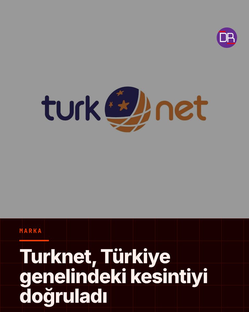 DigitalReportTR's tweet photo. Turknet, Türkiye genelini etkileyen bir internet kesintisi yaşandığını doğruladı. 31 Temmuz öğle saatlerinde artan kullanıcı bildirimlerinde bağlantının tamamen kesildiği ve modemlerde internet ışığının yanmadığı belirtildi. [1/2] https://t.co/x0HlRq3EtY