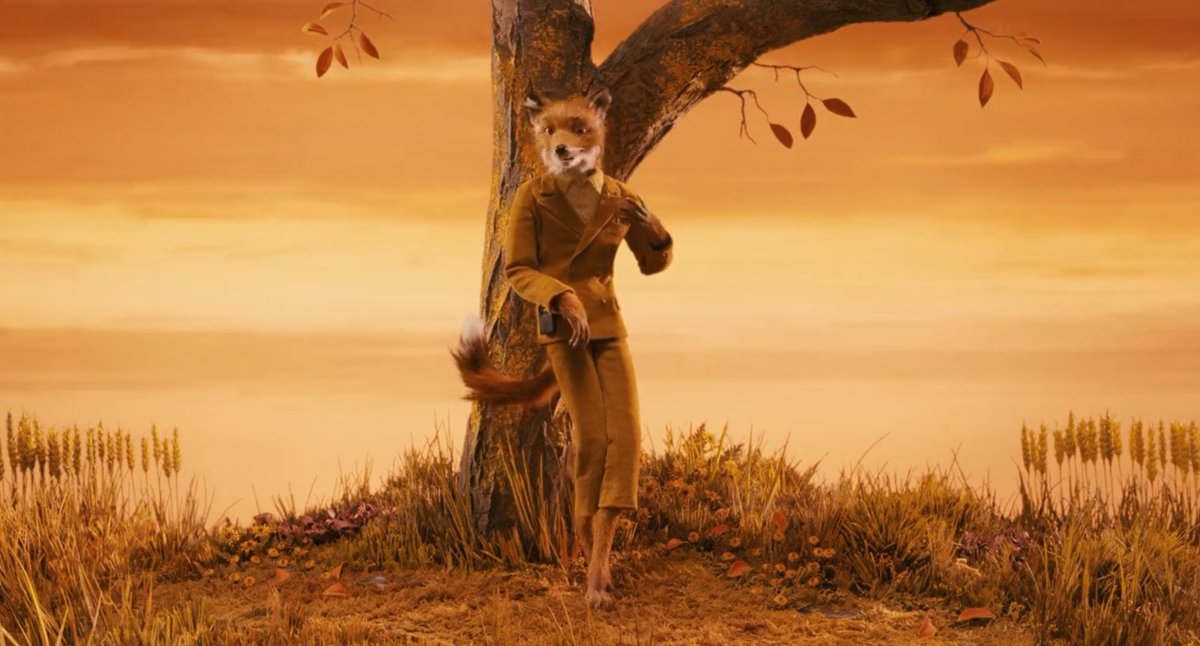 RoadToBalala's tweet photo. Fantastic Mr. Fox, ce film de Wes Anderson est très cool, les personnages sont très attachants et marrants, l'histoire est sympa où on a un mec qui vole de la bouffe pour nourrir sa famille parce qu'il est pauvre malheureusement https://t.co/Yj7f8yFBpb