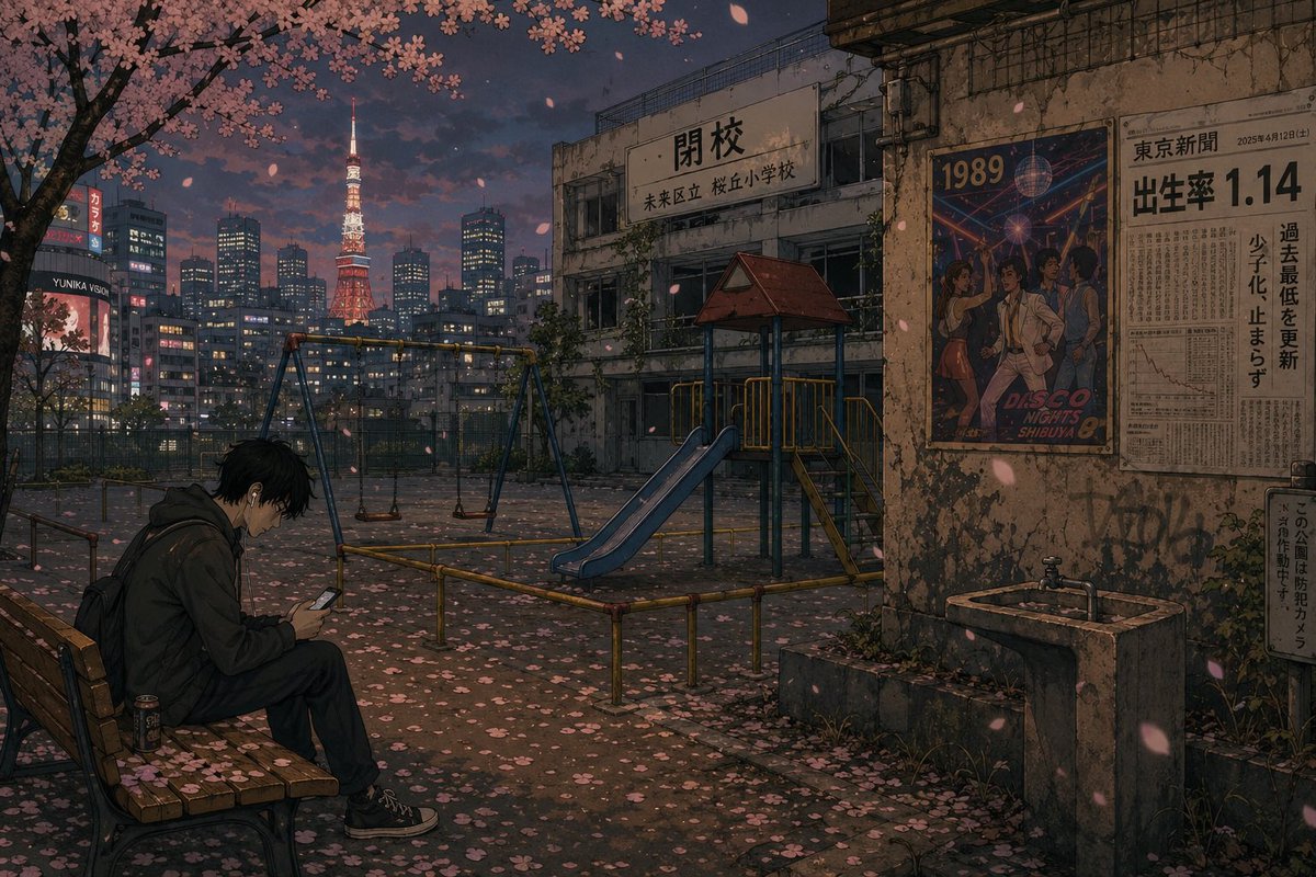KayaSerhan_'s tweet photo. Japonya, 1989.

ABD'yi geçeceğine inanılan tek ekonomi. 

İmparatorluk Sarayı'nın arazisi tüm Kaliforniya'dan değerli. Borsa rekor üstüne rekor. 

Golf kulübü üyeliği bugünün parasıyla 8 milyon dolar.

1991'de bu balon patladı. Arsa fiyatları %80 eridi. Borsa eski rekorunu 35 yıl boyunca geçemedi.

O 35 yılda yetişen kuşak ev alamadı, araba alamadı, evlenemedi, çocuk yapamadı.

2025'te 671 bin çocuk doğdu, hükümetin 2040 tahminiydi.

1980'de Japon erkeklerin %97'si evleniyordu. Bugün her 4 erkekten 1'i 50 yaşına kadar hiç evlenmemiş.

Japonlar buna isim koydu: Satori Sedai.

Budist felsefede maddi arzulardan arınmış, huzura kavuşmuş insan demek.

Gerçek anlamı başka: vazgeçme kuşağı.

Ekonomik umutsuzluk bir toplumun başına gelebilecek en kötü şey.
