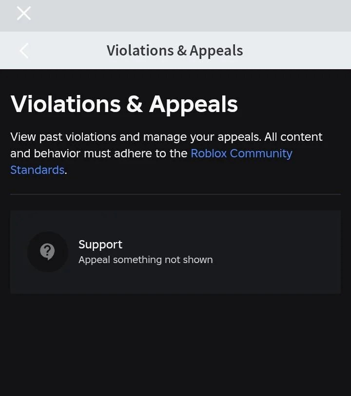 tiffikan's tweet photo. ⚠️WARNING⚠️ All Roblox community: We need to reach out to @roblox to fix the AI ​​moderation glitch called Enforcement Bans. 

🚨🙏Repost your bans and this post so ROBLOX can see us🙏🚨

This issue has resurfaced since July 30-31, with thousands of people and developers receiving this ban on their accounts and unable to appeal it.

The problem itself began much earlier, even before this ban wave, in October 2025, and continues to this day. It is most likely caused by the system incorrectly recognizing the public IP address provided by public Wi-Fi! Because of this, people are being incorrectly banned. This has affected many people who used public Wi-Fi in a public place and then received an erroneous permanent ban for linking to an unknown account. Also, due to a glitch, not everyone sees a violation in the Violations & Appeals window, although it should appear for everyone banned for an alt account. Since, after contacting support, the moderators ask everyone to use it. This window

My account @tiffikan was also affected by this glitch. I was banned on March 3rd for linking to an unknown account I don't own. I didn't see the appeal window on the V&A page. When I contact support, I'm constantly redirected to this window, but I don't have anything there.
@roblox, please help me recover my mistakenly banned account @tiffikan, and fix the glitch and the enforcement ban issue. #Roblox #RobloxDev @Roblox_RTC @KreekCraft