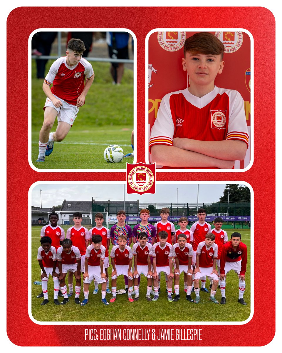 stpatsfc's tweet photo. Our Saints team for the U14 @SuperCupNI Final against Plymouth Argyle is in! ⚽️

Kick-off in Colraine is just an hour away (3pm), keep an eye on our X, Insta &amp; FB for updates 📱

Best of luck to all of the players &amp; coaches 💪

#StPatsFC 🔴⚪️

📸 Eoghan Connelly &amp; Jamie Gillespie https://t.co/8PQONpTB4L