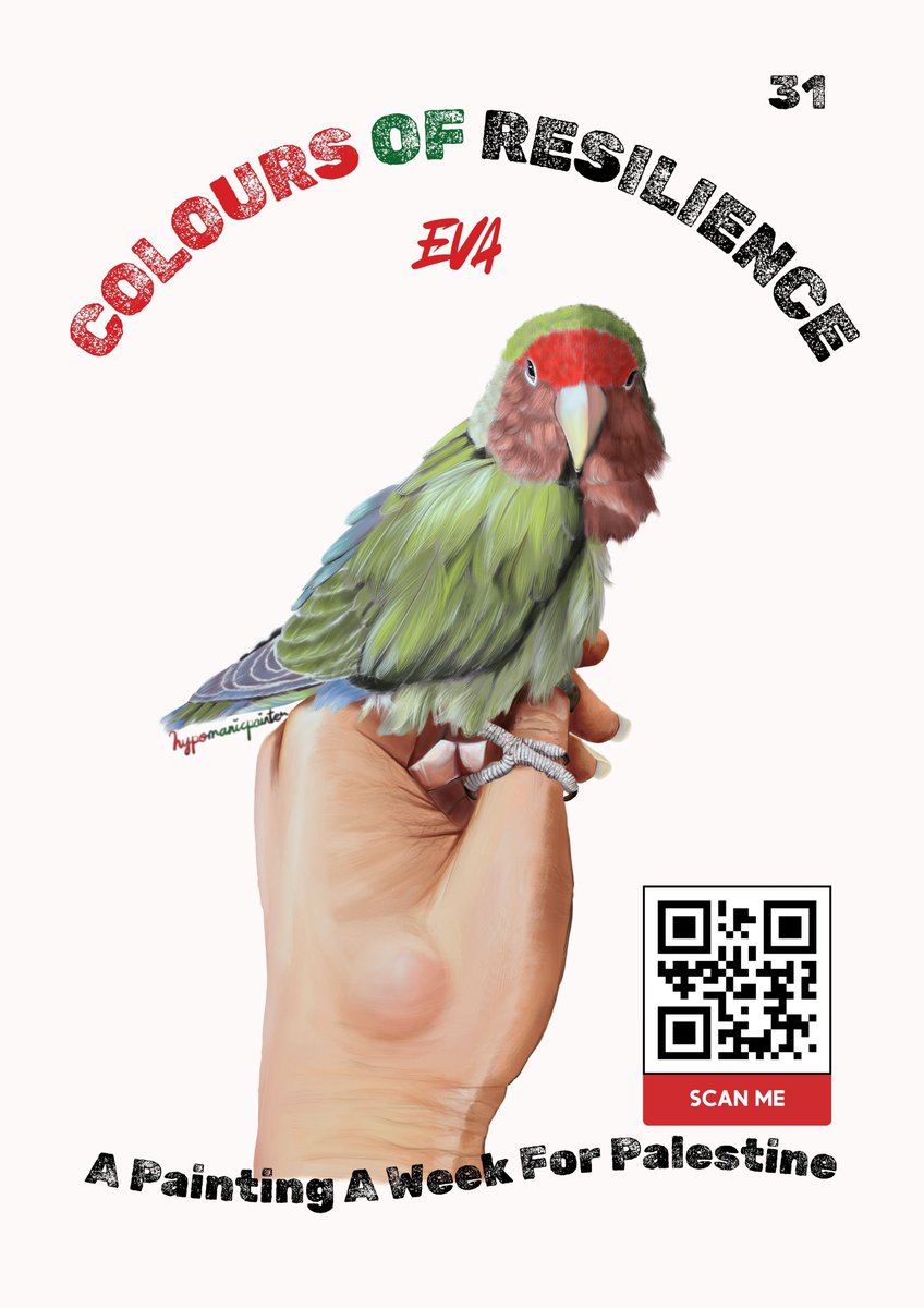 HypomanicPaint's tweet photo. #ColoursOfResilience Week 31: @EVA115511

Eva, her elderly parents, sisters &amp;  birds are displaced. She's dealing with a hand injury (joint capsule displacement) &amp; wishes to treat her parents, feed her sisters, care for her birds.

TWO donation so far ‼️

Please share &amp; help 🙏🏻💛 https://t.co/pSou3jy6t9