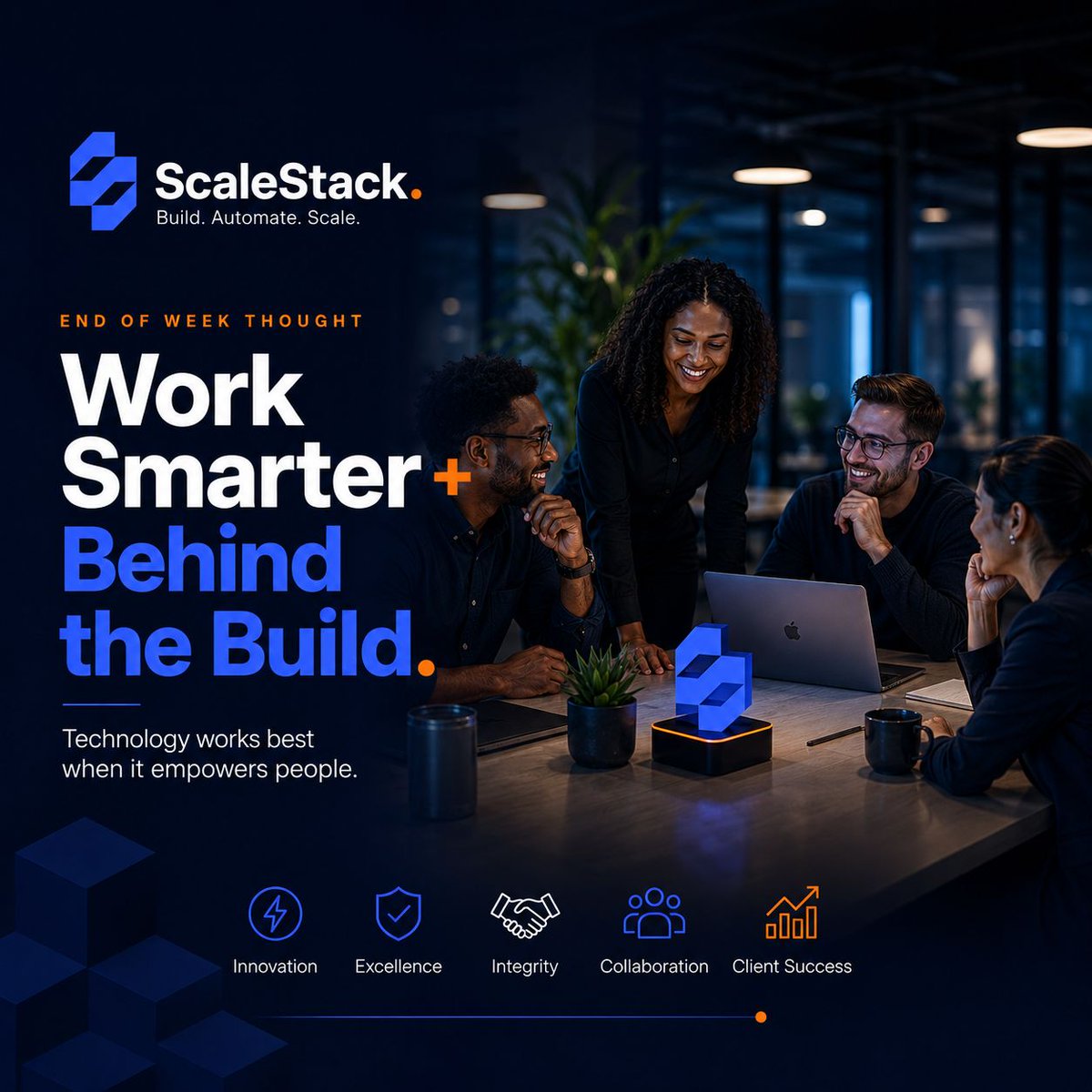 ScaleStack0's tweet photo. AI doesn't replace great teams—it helps them do more.

Build smarter with ScaleStack: https://t.co/ud8V6KohFX