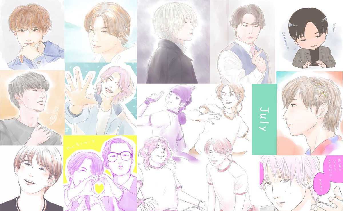 8n_s_c's tweet photo. #今月描いた絵を晒そう

すごく久しぶりに楽しくお絵描きができました！
見てくださった方、出会ってくださった方、ありがとうございます💕 https://t.co/yOS0c7cwmF