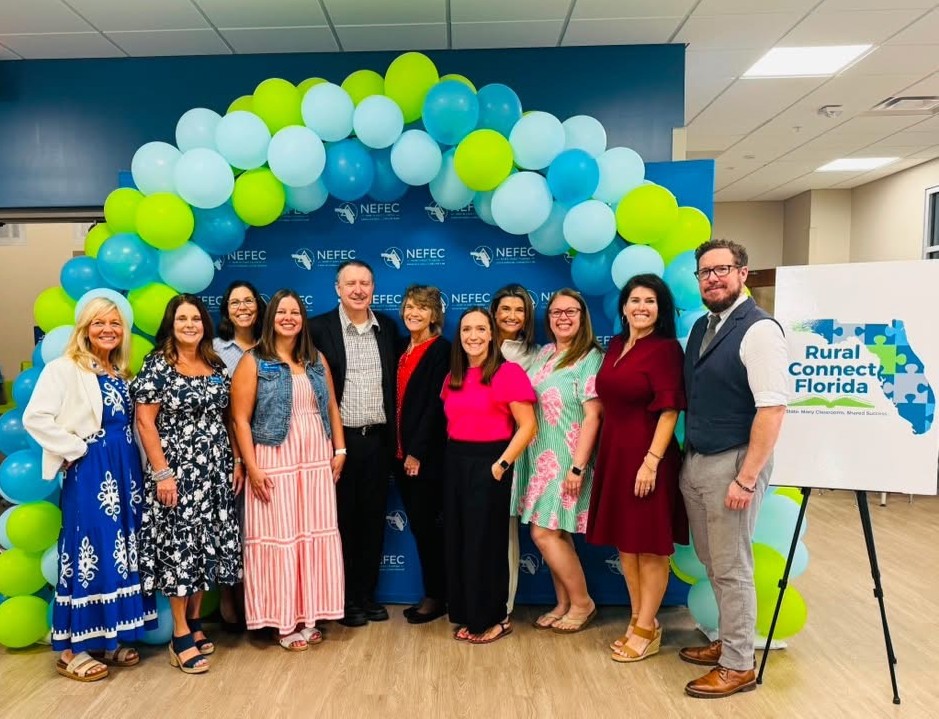 TheFCRR's tweet photo. Proud to partner with @NEFEC to support Rural Connect! FCRR staff worked with middle school teachers and administrators to implement evidence-based literacy practices across the content areas. #Literacy #RuralConnect https://t.co/Wh0LkHHzwc