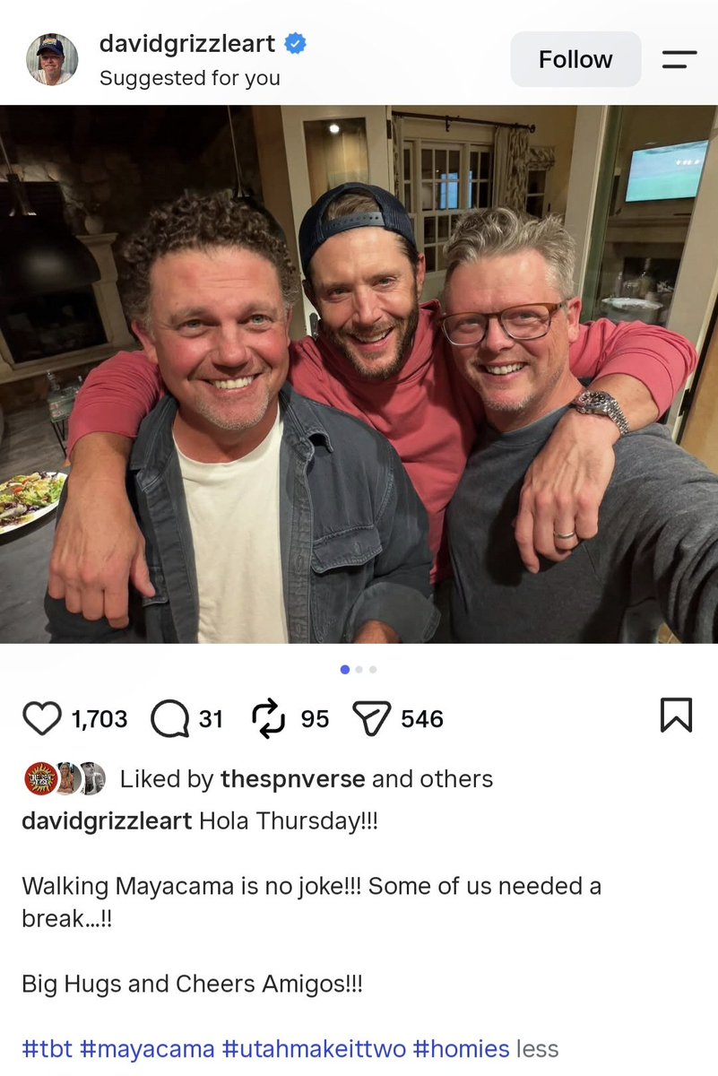FangasmSPN's tweet photo. Jensen hanging out with friends brightening up the timelines! https://t.co/9H25YAFrNq