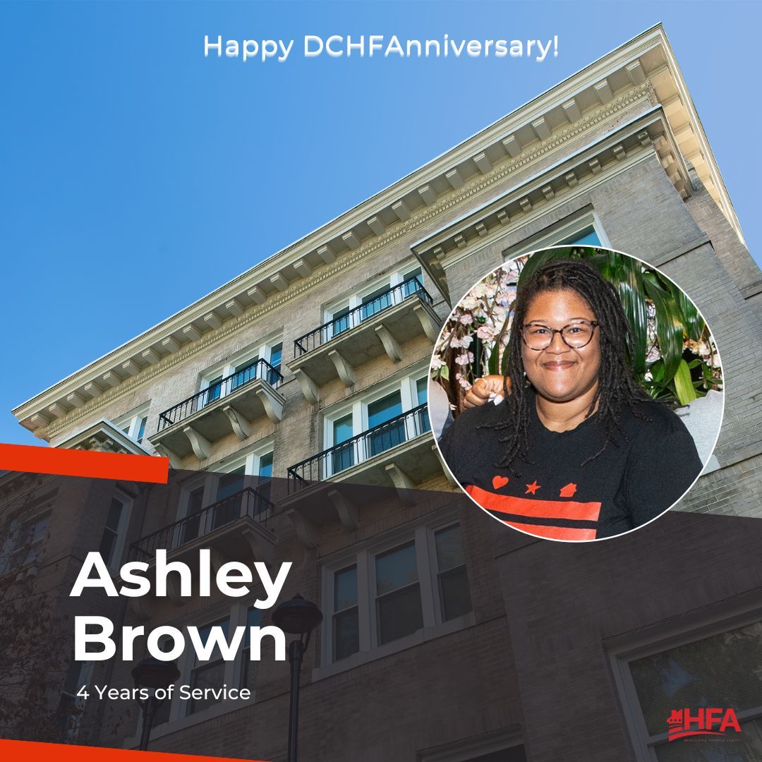 DCHFA's tweet photo. DCHFA would like to thank Yolanda, Taz, and Ashley for their years of service to the agency and wish them a happy DCHFAnniversary!

#WeAreDCHFA https://t.co/kJ1lEzxa0i