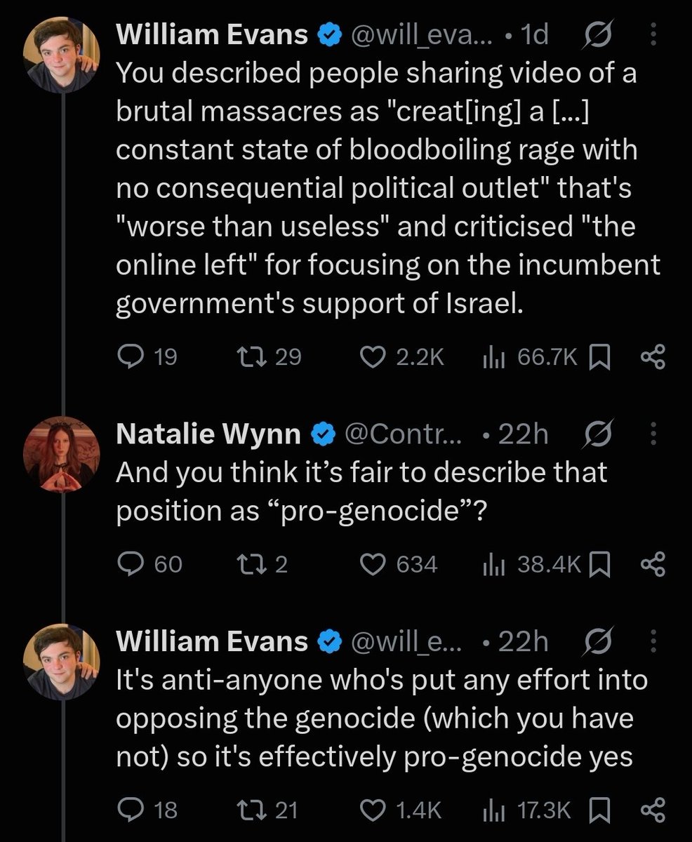 eggslut2's tweet photo. honestly in awe of this random lowbie australian guy just completely blowing ContraPoints out of the water here, "i dont even speak out about gaza but even I can  judge you're pro-genocide" just incredible leverage applied out of ones own disengagement, never seen moves like this https://t.co/KgWdDu2uVp