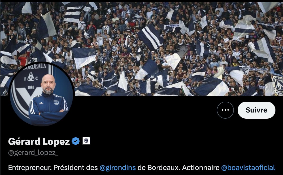 ActuGirondins's tweet photo. salut @gerard_lopez_ pourrais-tu changer de logo, de bannière ainsi que de bio stp 😃 https://t.co/z5RfPvAFT8