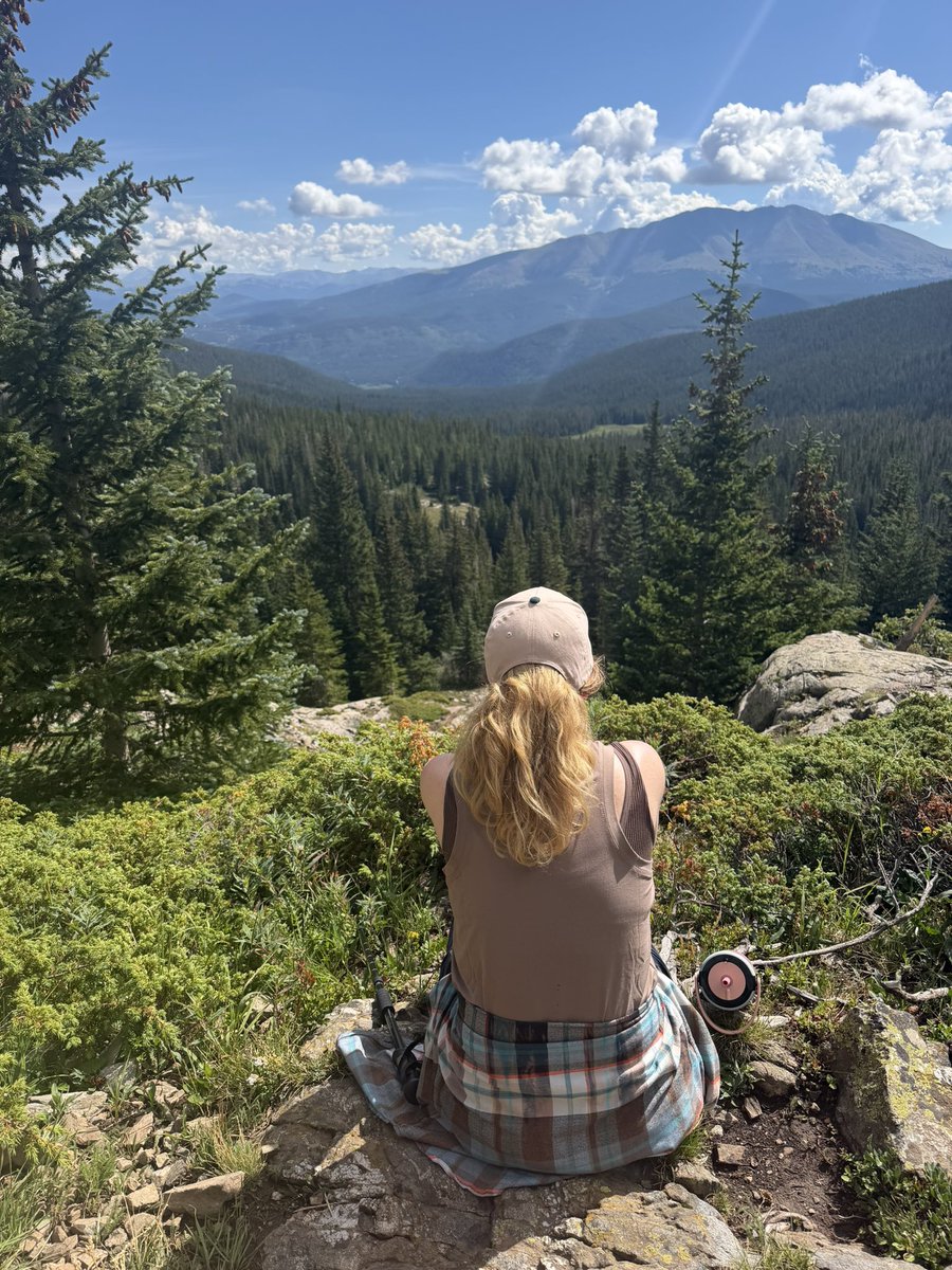 MarkBatterson's tweet photo. we came. we saw. we conquered. thx Colorado—God’s country! even saw four moose 🫎 its a “thin place,” and I don’t just mean oxygen. the glory of God is on full display. “I lift my eyes to the mountains—where does my help come from? My help comes from the Lord, the Maker of the heavens and the earth.” Psalm 121:1-2