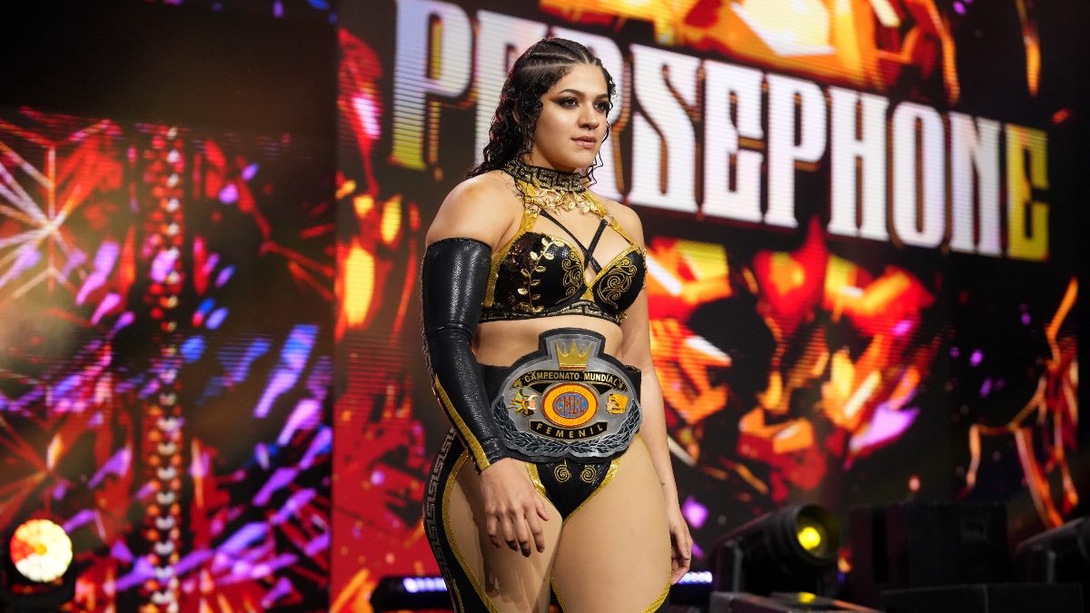 Cultaholic's tweet photo. WWE are reportedly baffled by AEW's booking of Persephone.

"I have heard from many people in WWE who are just baffled at Tony's usage of Persephone. They're just like, 'What's this guy doing?' She's got so much potential. If her deal comes due, WWE are going to want her instantly. Meanwhile, all she does is show up on TV and do jobs as the CMLL Women’s Champion."

(Source: Wrestling Observer Live)