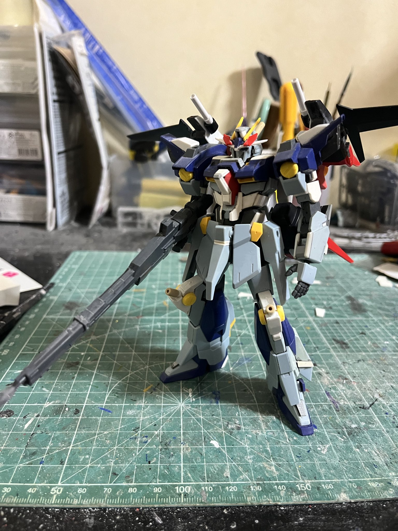 ツッツ в X: „＃今月完成しなかったプラモ晒そうぜ カラーリングが