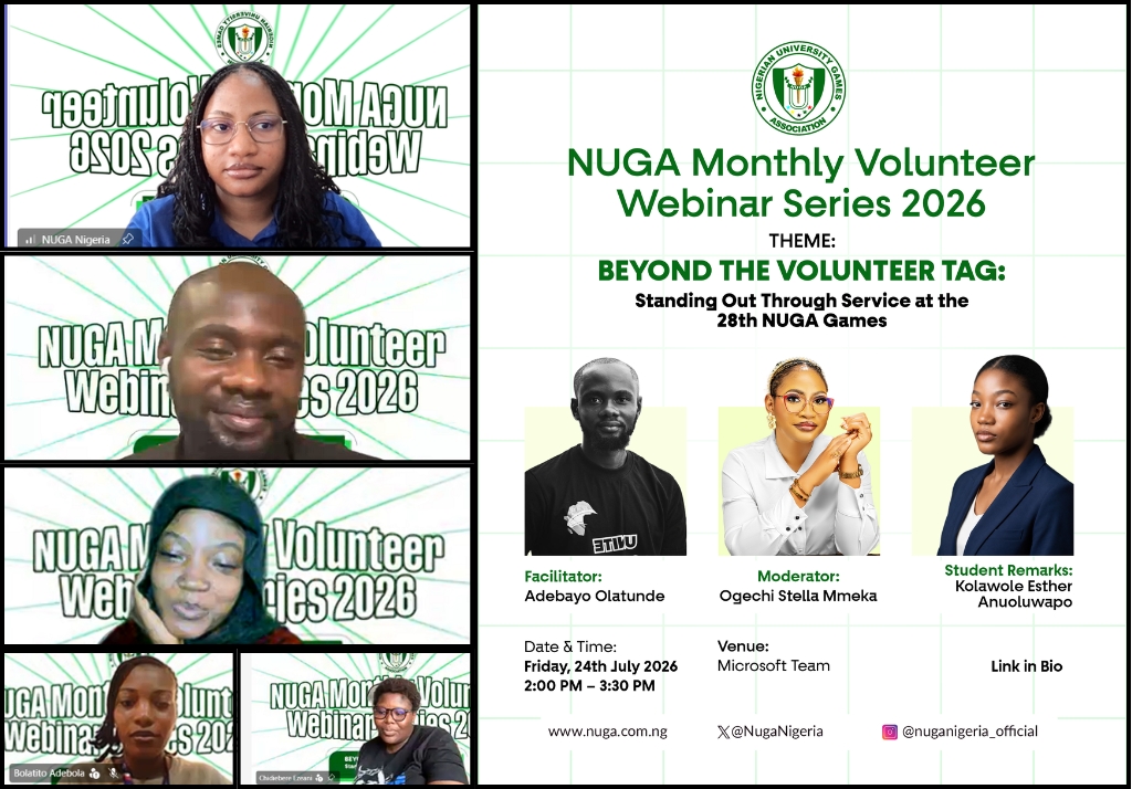NUGANigeria's tweet photo. #NUGAVolunteerNetwork2026 | Beyond the Volunteer Tag
The July edition of the NUGA Volunteer Network Webinar challenged volunteers to see service as a pathway to leadership... global opportunities.
Featuring Adebayo Olatunde, our speaker, and Kolawole Esther.
#NUGA https://t.co/AdNMPJOiHG