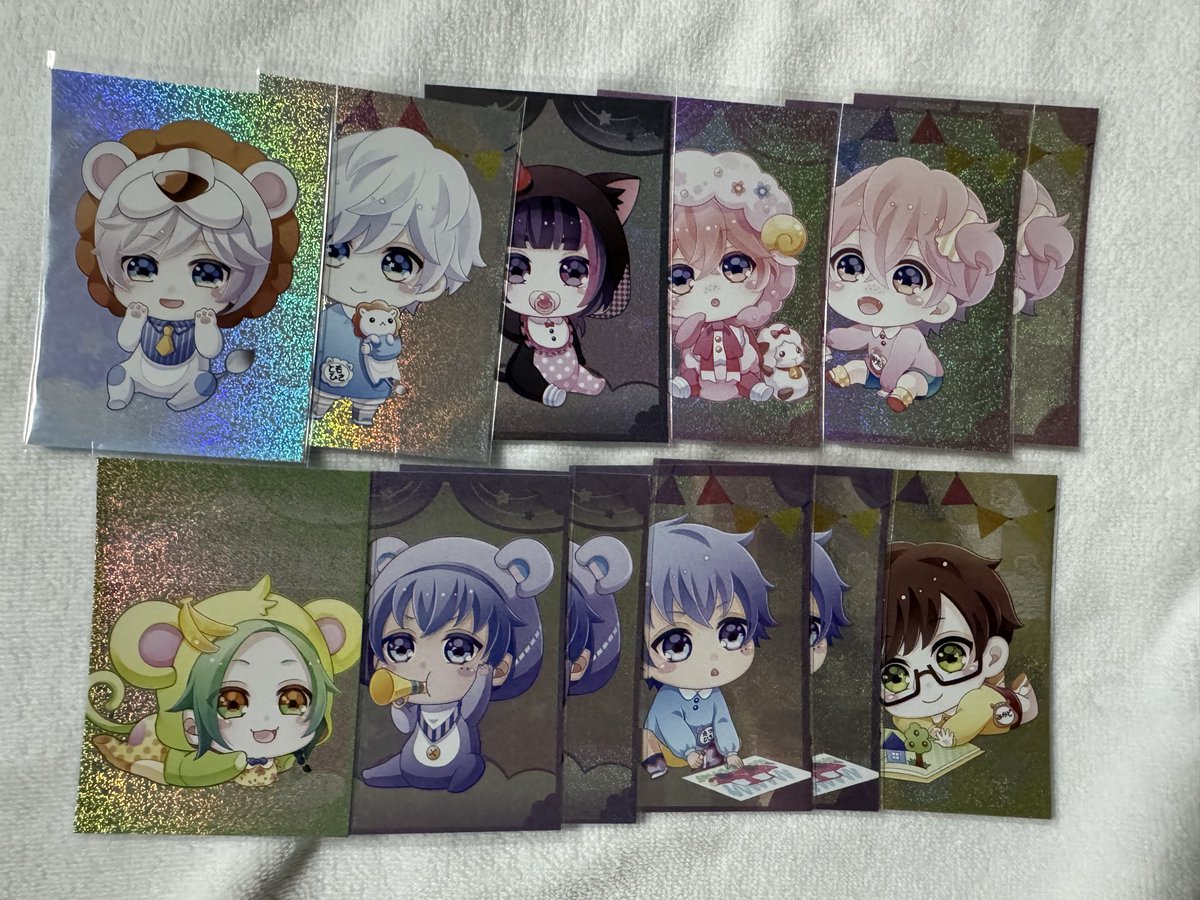 aky1184's tweet photo. 【交換】B-PROJECT Bプロ カフェ ステッカー コースター ホログラムカード BABY KIDS 特典

求) ☆愛染 唯月 
ホロカード 王茶利(KIDS) 不動(KIDS)

譲)☆北門 ☆是国 ☆金城 ☆阿修 ☆増長 王茶利
野目 釈村 遙日 不動 殿

8/1(土)池袋にて手渡し。
お気軽にお声掛け下さいよろしくお願い致します。 https://t.co/nHdySY4xOv