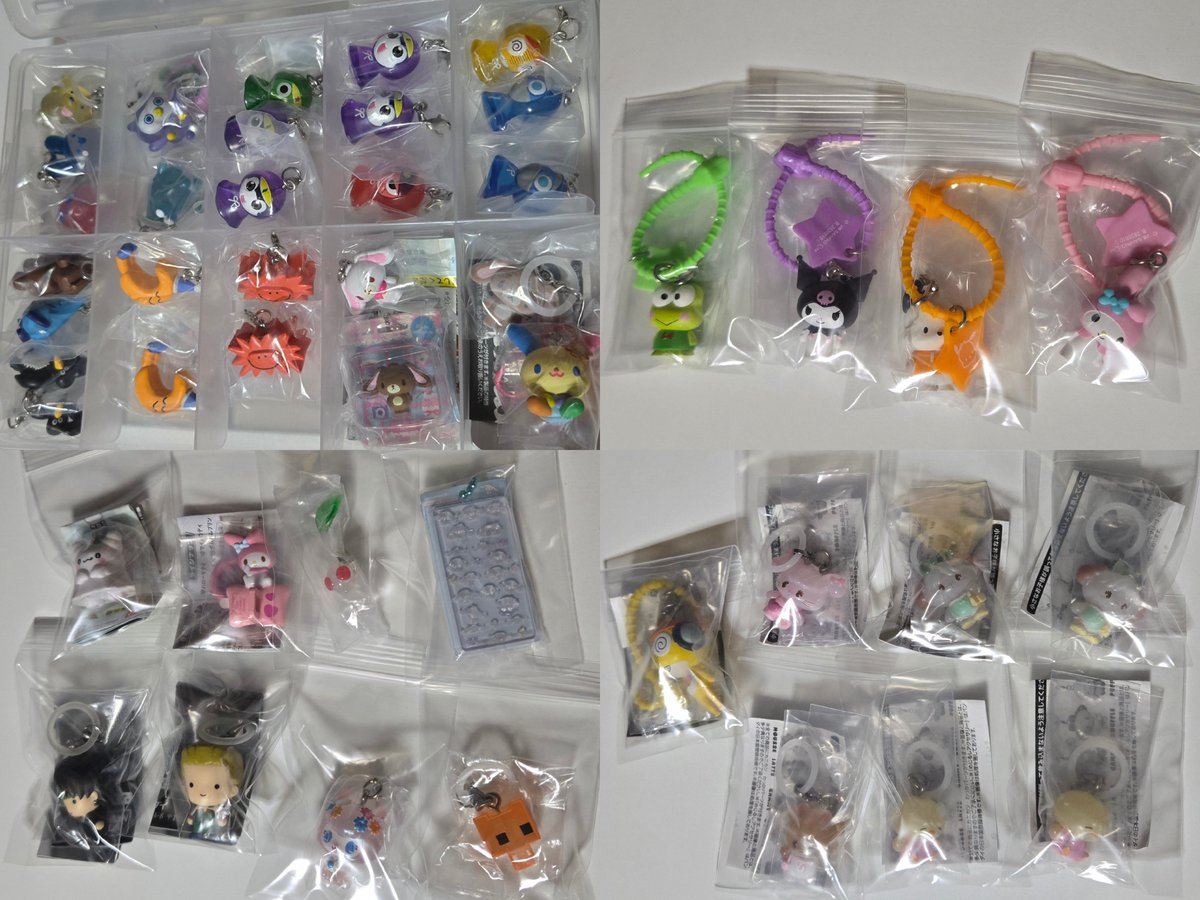 hraswns's tweet photo. ガチャガチャ
めじるしアクセサリー 交換🍀🪽

【譲】1枚目
【求】2枚目

たまごっち ケロロ軍曹 DAISUKE KONDO ピクミン ジュエルペット リルアラモード ピコパーク HUNTER×HUNTER https://t.co/Xhqe3Cd4pN