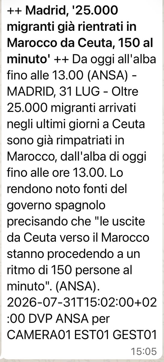 gloquenzi's tweet photo. Aiuto! chiudiamo Shengen! difendiamo i confini! Sanchez criminale! Qui si urla e strepita mente a Ceuta si corre ai ripari https://t.co/8lSVTE9IW6