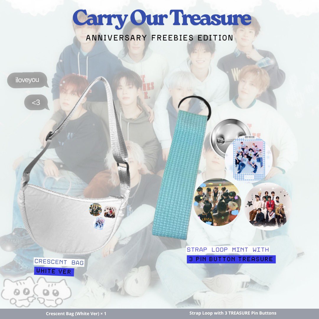 yoshirocloud's tweet photo. 🩵💎 Carry Our Treasure 🩵💎
ANNIVERSARY FREEBIES EDITION

🗓️08 Agustus 2026
⏰20.00 WIB
🎁 limited stock (Hanya ada 5 Kit)

T&C
• RT & Like tweet
• For teume only ✨
• Claim via shopee & tulis usn di notes (I’ll check!) 
• Set Rp. 1000 (seribu rupiah), no refunds
• Kindly tag me if you get it ✨