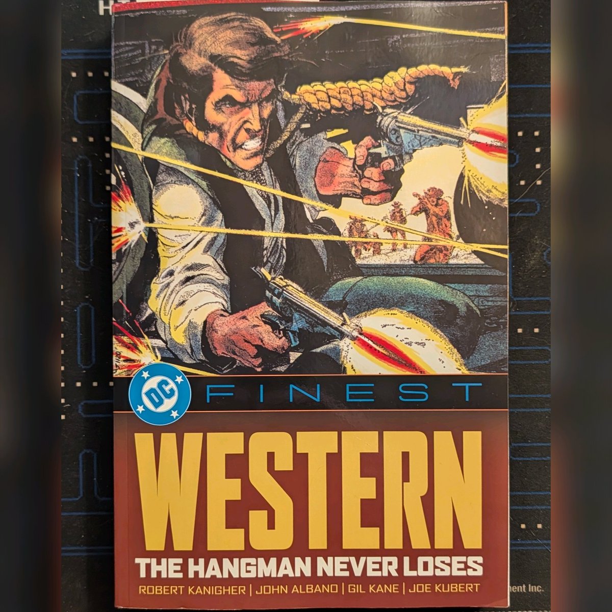bigox737's tweet photo. #Westerncomicsmonth is coming to a close so while I was traveling yesterday I dug into the DC Finest Western collection. These collections are some of the best trades released recently. It features stories from 1970 to 1973 and is filled with great writing and art. #dcfinest https://t.co/c6OHY83wLS