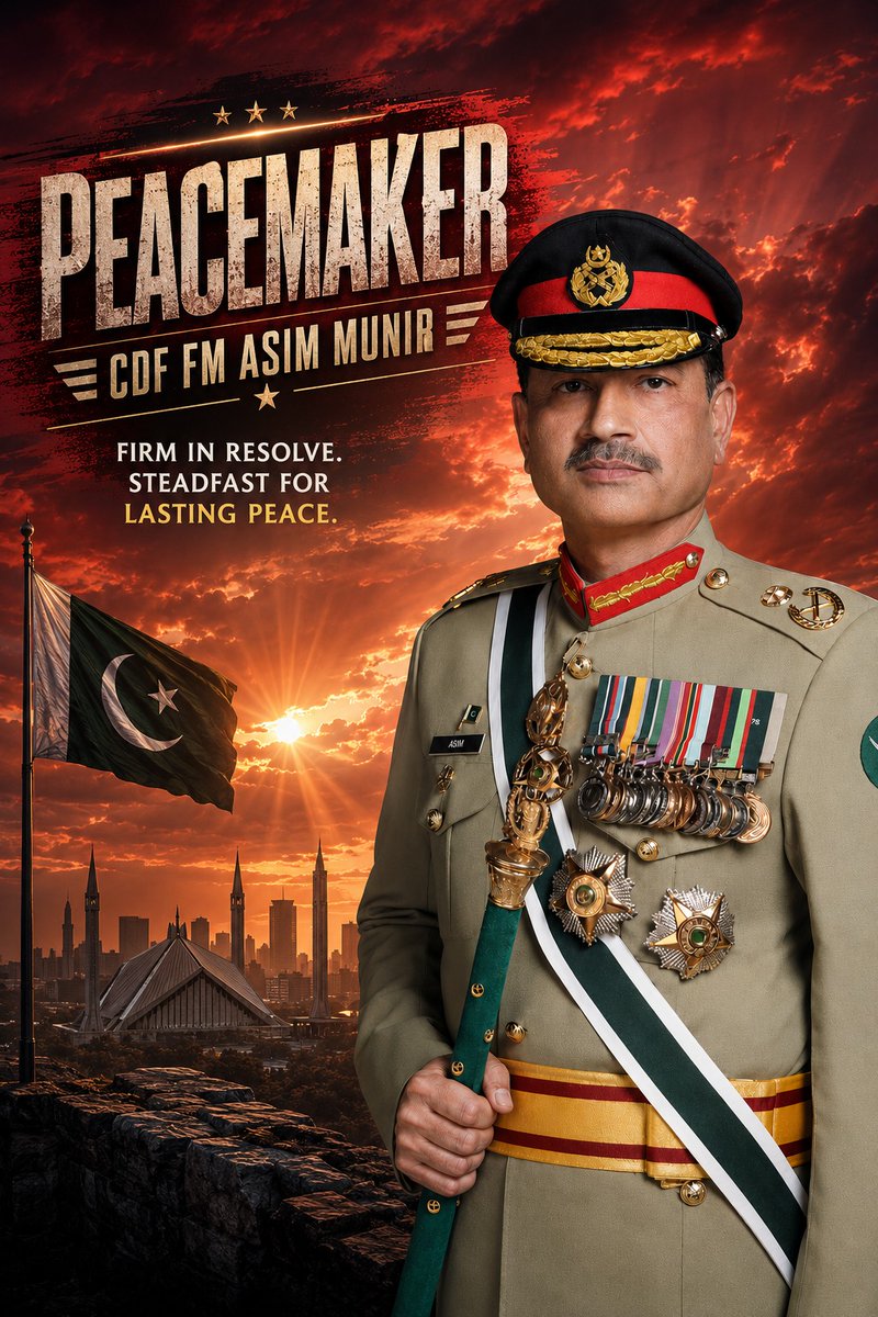 creativesameeer's tweet photo. Pakistan continues to strengthen its diplomatic outreach by encouraging dialogue and cooperation across the region
#CDFLeadsPeaceEfforts
#FMAsimMunirForPeace
#NationStandsWithCDF
#WeStandWithPakArmy https://t.co/VfF4jGlzvJ