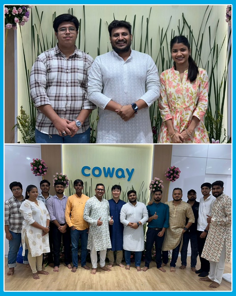 CowayIndia's tweet photo. With the blessings of Lord Ganesha, we proudly welcome you to the first Coway India Experience Center at Phoenix Marketcity, Kurla. Bringing decades of Korean innovation and world-class water purification to India, this is where thoughtful design meets uncompromising purity. Step in and experience a new standard of healthy living, crafted for the life you deserve.

#CowayIndia #CowayExperienceCenter #PhoenixMarketcity #Kurla #Mumbai