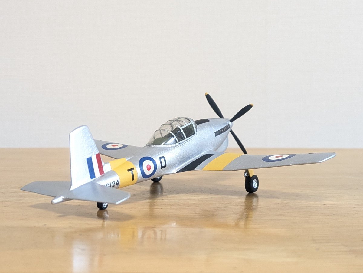 wd_ut's tweet photo. PEGASUS 1/72 Boulton Paul Balliol T2
AIRFIX 1/72 BEAUFIGHTER TFX 
#今月作ったプラモ晒そうぜ https://t.co/2OO1VOuqML