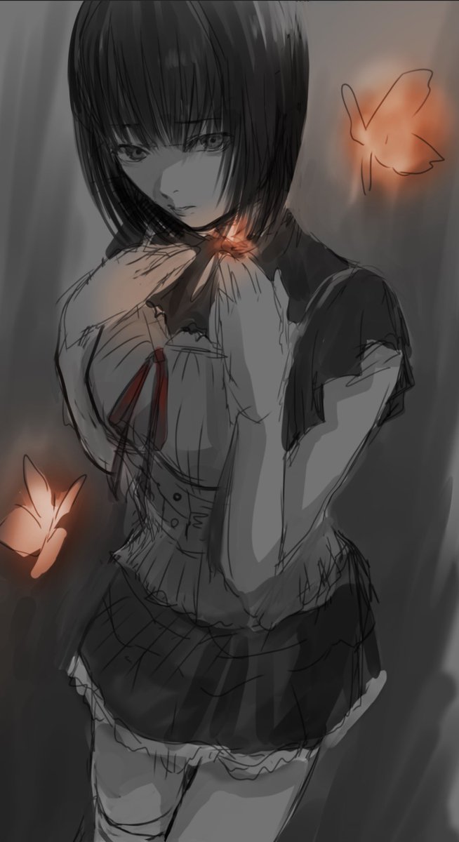 gausebokashi's tweet photo. いずれ清書したい零ラフ描き https://t.co/2Re3JYJxZW