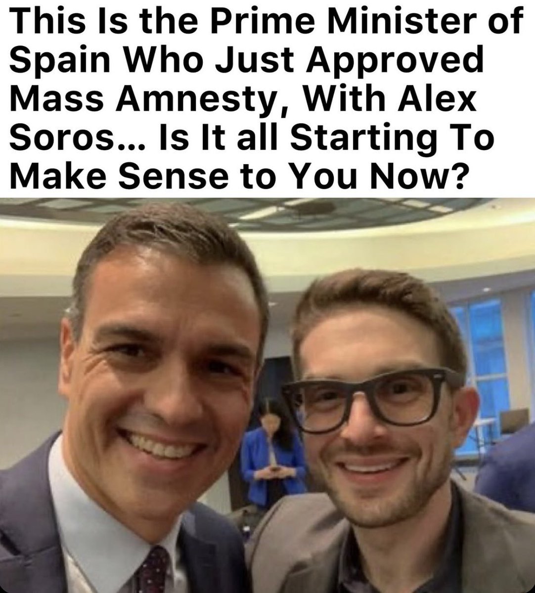 RealDonKeith's tweet photo. I think anyone with a brain knows this dbag is behind a great deal of this chaos in Spain. https://t.co/hWAYYn3DWA