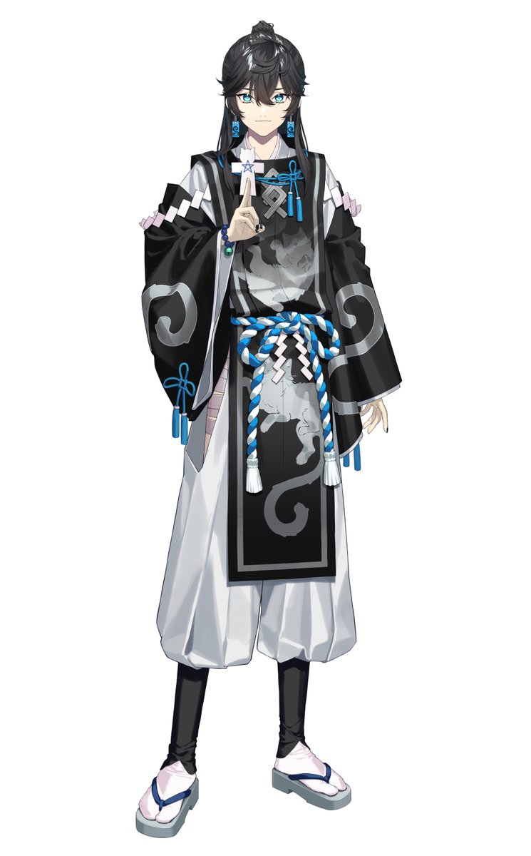 _tono_no's tweet photo. アクシア・クローネの和装あったらこんな感じ？  

#AXIART  ※捏造妄想非公式  
（お顔は頑張って公式に寄せました） https://t.co/JeYkT8sDQi
