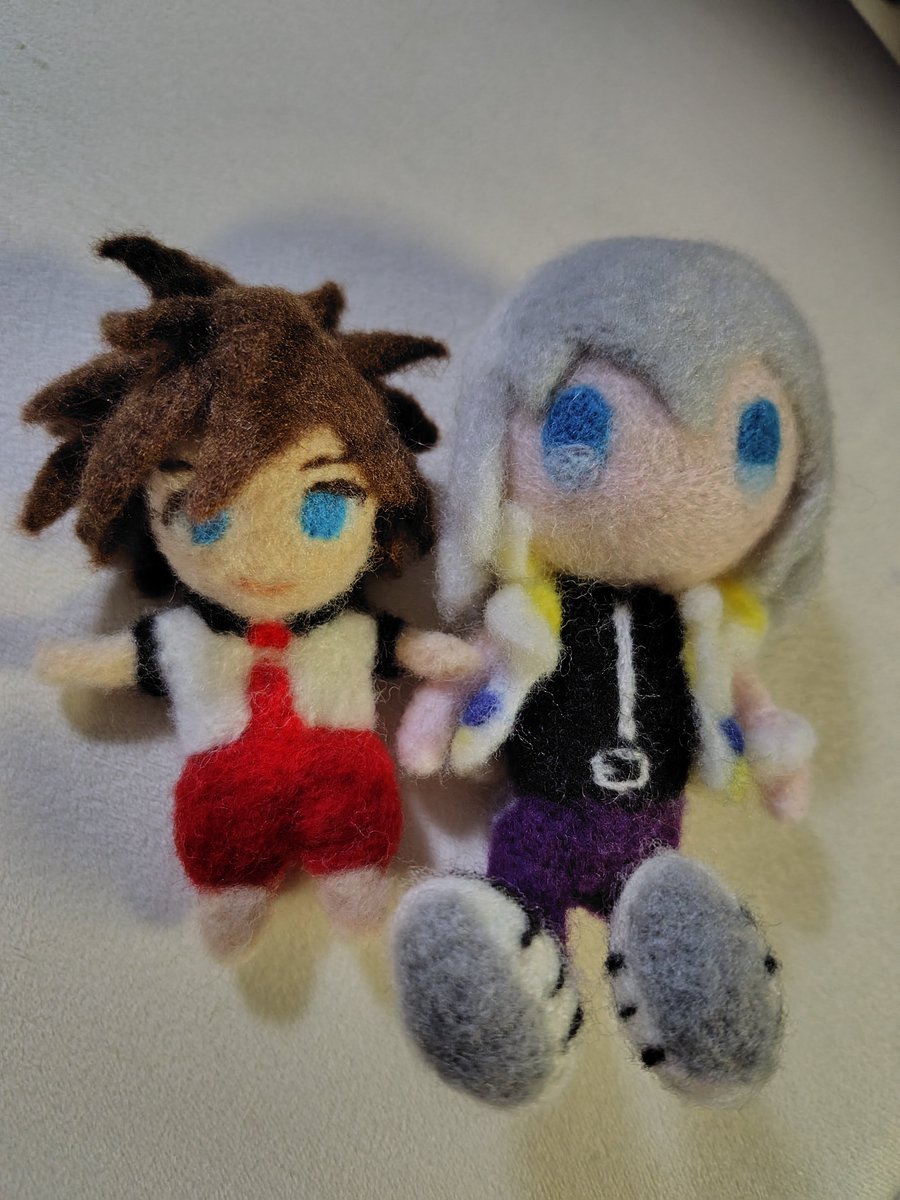 kirikirikirie's tweet photo. ソラのミニ人形作ってみた！
前に作ったリクのと比べるとかなり小さめだけどこれはこれでかわいい♡ https://t.co/owroSJILwx