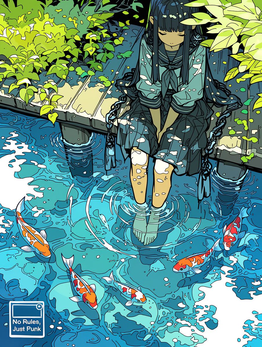 Post by グラとブロ＠AIイラスト on X: Cool Off
