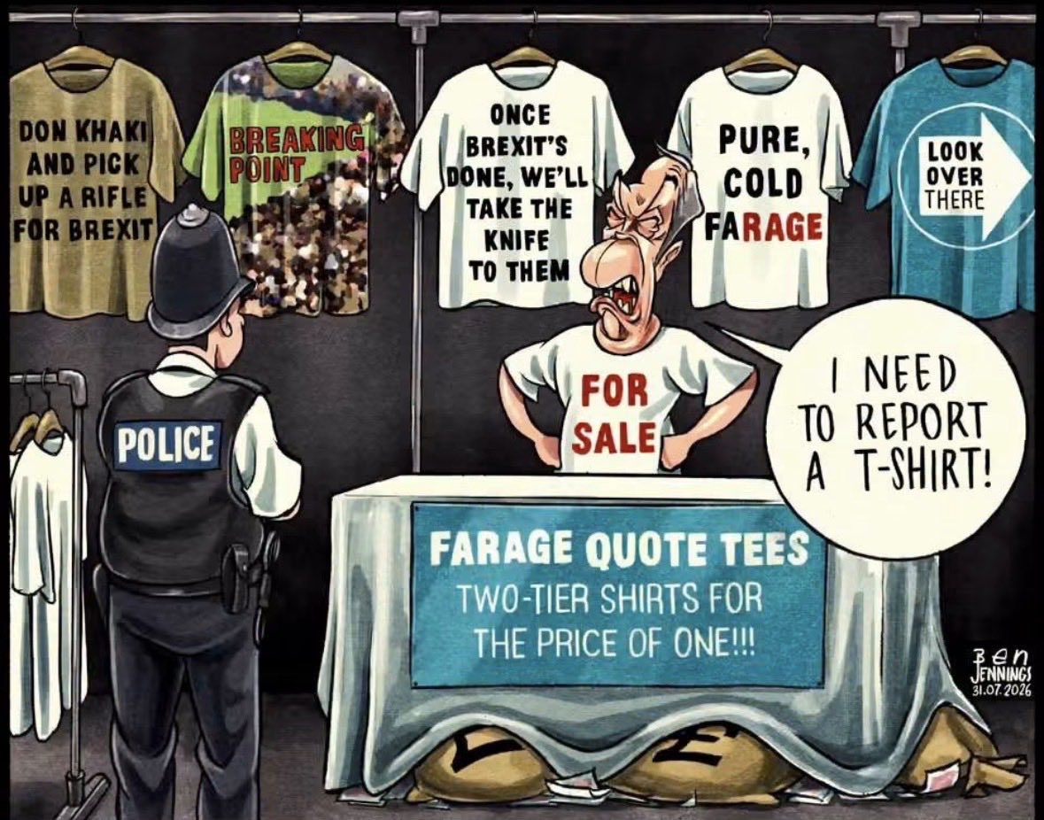 RabfaeKillie1's tweet photo. Funny how Nigel is happy to give it large , but can’t take it when most of it is justified.
#reformout #farageout #countbinface #indyref https://t.co/Q8YzZW53vI