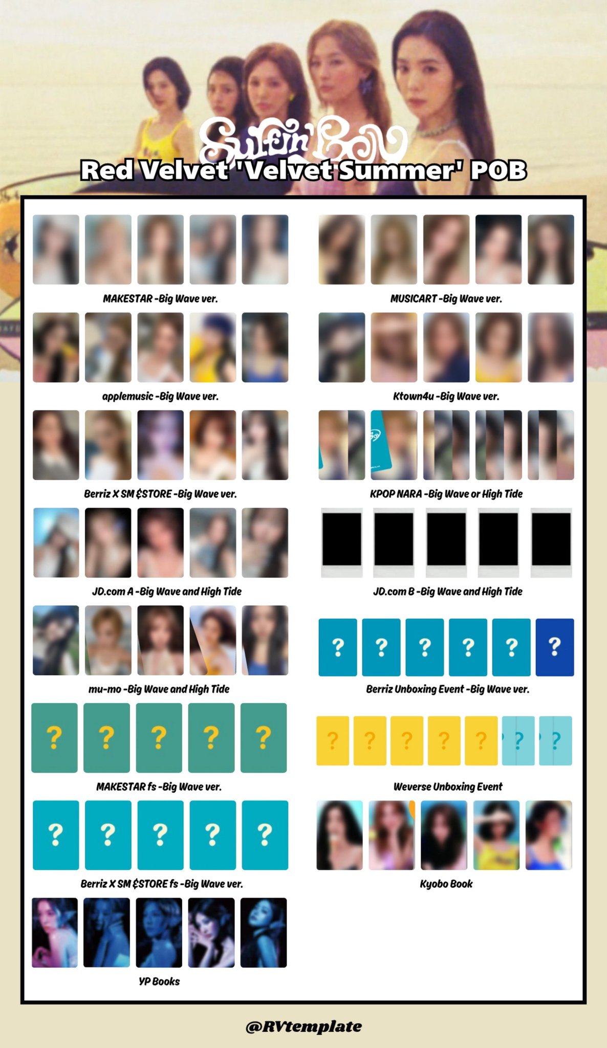 X-এ Red Velvet template: 