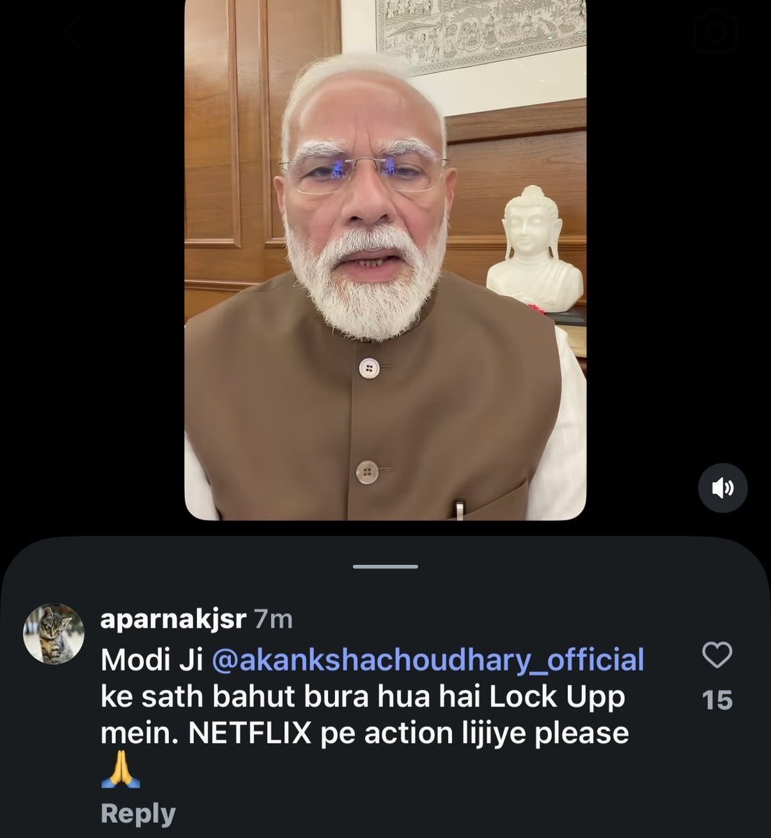 SunshineMusee's tweet photo. Matter upar tak pahunch gaya hai 😭 https://t.co/froJ8rnHJv