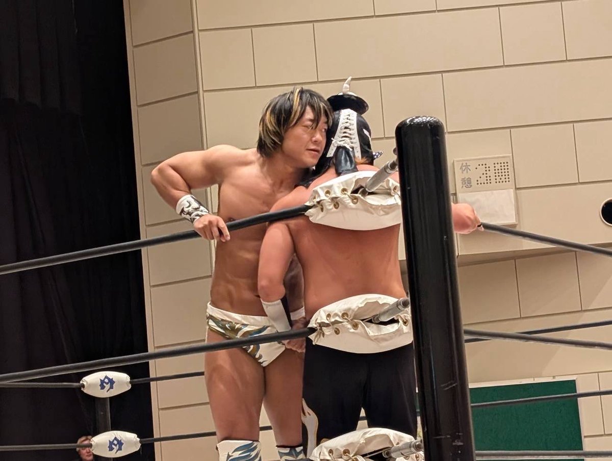 AT_kouhou's tweet photo. スネ夫くんが撮ってくれた遠藤選手😍

#noah_ghc
#entetsu_ddt https://t.co/wrE37LBFqA