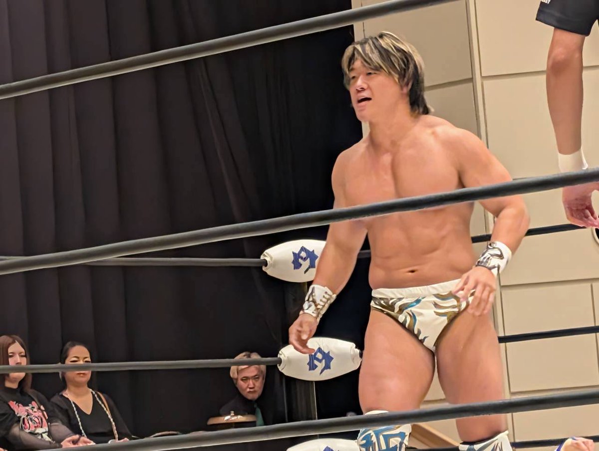AT_kouhou's tweet photo. スネ夫くんが撮ってくれた遠藤選手😍

#noah_ghc
#entetsu_ddt https://t.co/wrE37LBFqA