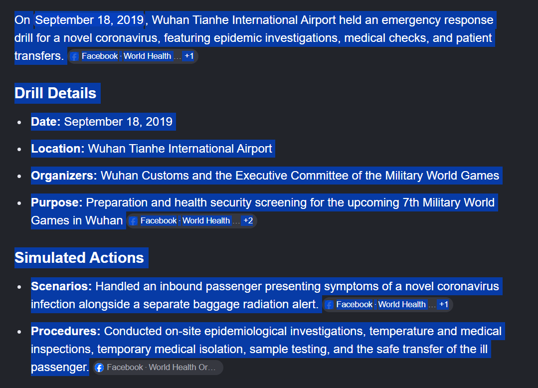 tony_vandongen's tweet photo. Timeline:
2003 - SARS pandemic
.
 (16 years pass)
.
12 Sep 2019 - WIV takes CoV database offline
18 Sep 2019 - Corona virus drill at Wuhan Airport
Dec 2019 - SARS2 outbreak https://t.co/GAKBF97sM5