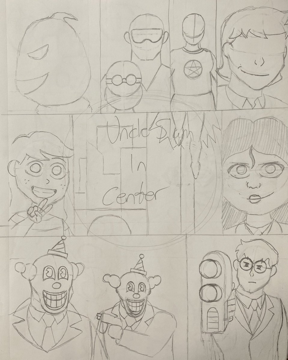 miracle_manor's tweet photo. The beginnings of a mockup cover for “Who Is Uncle Slam?”

Can YOU spot any familiar faces?
——————————————————
#UncleSlam #SlamVerse #SummerOfSlam https://t.co/hKuQovZVYZ