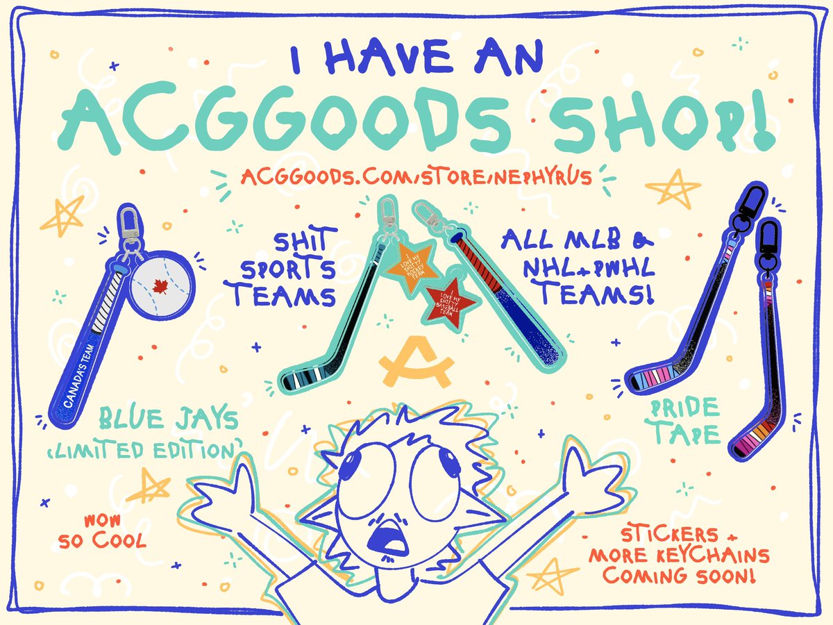 pityclams's tweet photo. last day of #DisabilityPrideMonth so i’m promoting myself again! 

i make keychains and pins and such! i talk abt hockey/baseball &amp; splatoon, would love if you checked out my shop!

remember to keep supporting your disabled peers <3 we’re not going away!

https://t.co/JqKG8ajIS1 https://t.co/cfTnVzzTSf