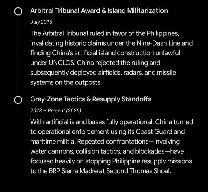 query70's tweet photo. @_blueskyfly 2 of 2

1) the list reconstruct events from 1933 onwards 

2) it seems these artificial islands are needed to counter the 1st Island Chain containment of 🇨🇳 conceptualized in 1951 https://t.co/Hqtz1mmrn5