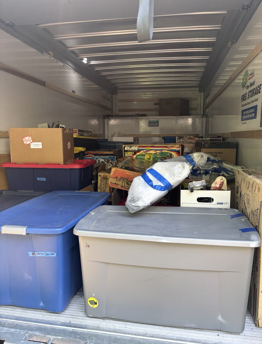 BensToyChestFL's tweet photo. We told y’all Monday was going to be huge… we may have undersold it. 😳

Keith is buried in there somewhere—we’ll find him after we unload the Cobra Buggs. 😂

Monday night is going to be one for the books. Who’s ready to dig through this collection with us? 👀

#BensToyChest https://t.co/9B7JQYR7v8