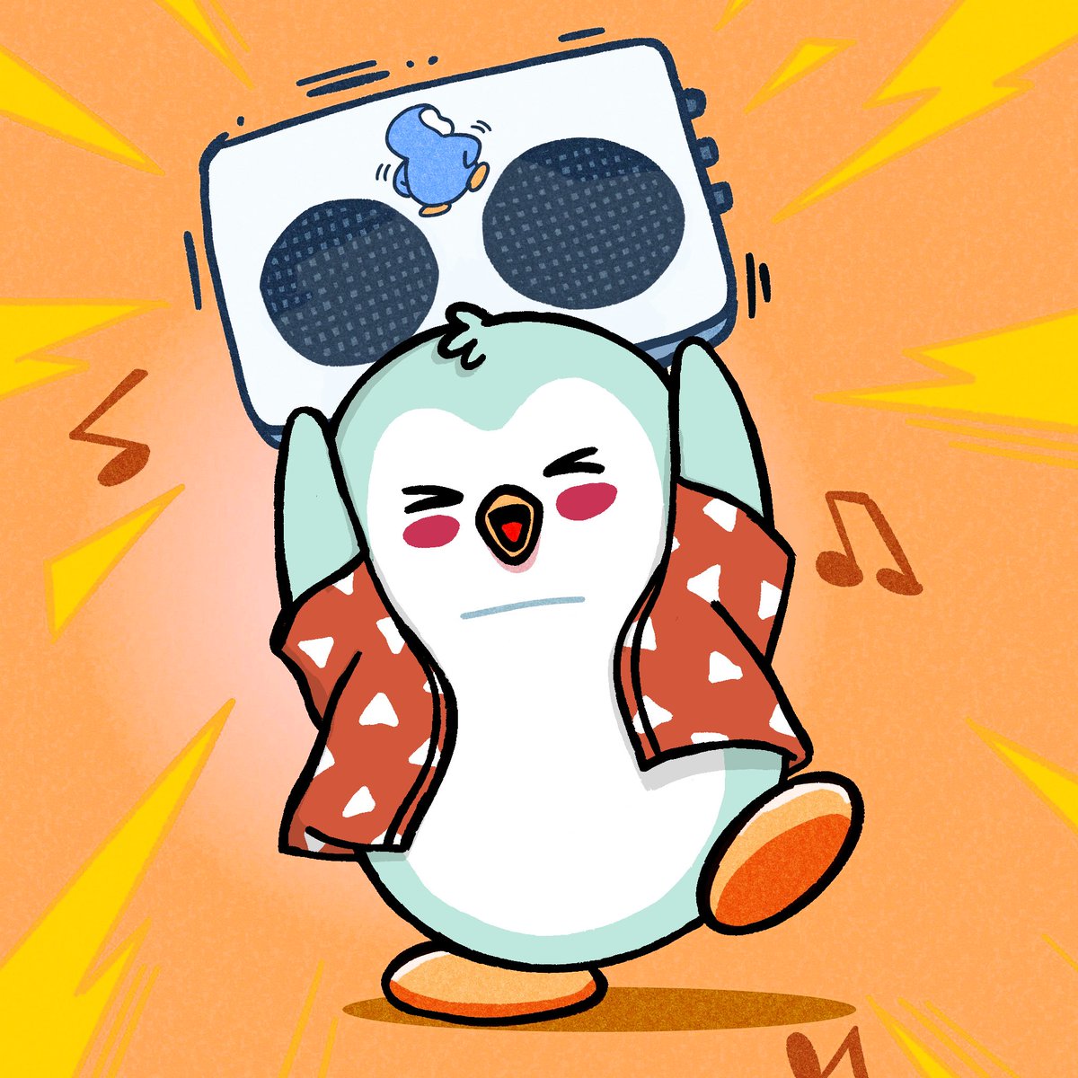 missastro_eth's tweet photo. GM Legends 😎🧡

Steve’s vibes today, it’s Friday baby 🥂✨🎵 https://t.co/fjTkheGumG