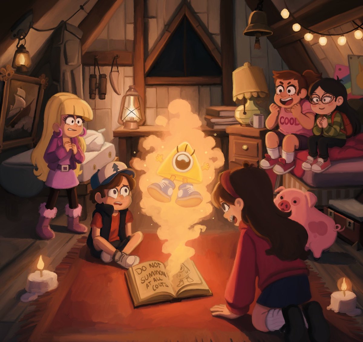 katnipjpg's tweet photo. #gravityfalls season 3 where they summon baby bill cipher and must raise him as their own https://t.co/GzWnQfwQgC